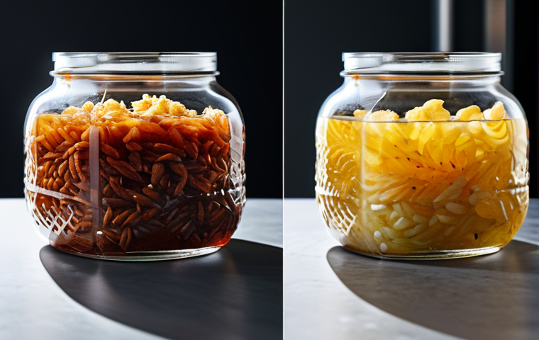 Here are two image prompts for Stable Diffusion XL, designed to generate professional, high-quality images of fermented foods while adhering to all safety and quality guidelines: